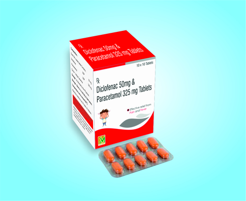 Diclofenac Sodium Paracetamol Tablet General Drugs