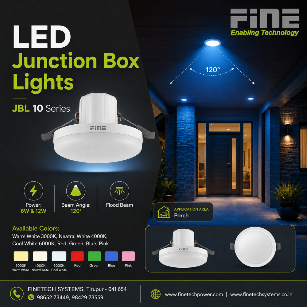 LED junction box lights