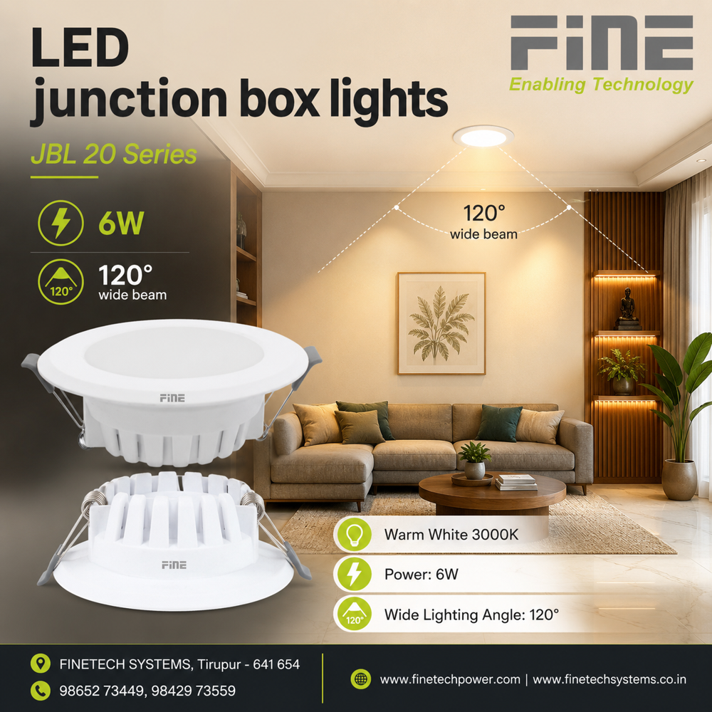 LED junction box lights