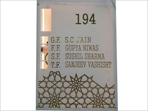 Led Corian Name Plate