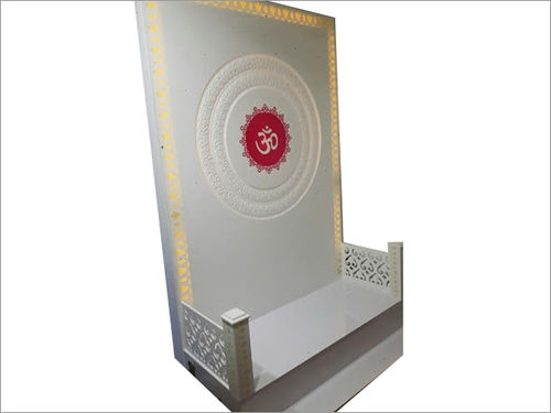 Decorative Corian Pooja Mandir