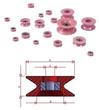 Ceramic Wire Pulleys / Ceramic Rollers - Nt Series Application: For Coil Winding