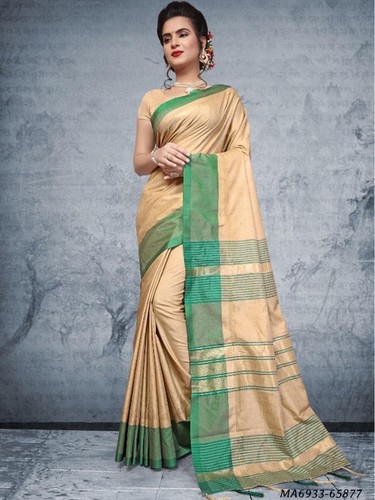 Beige Designer Saree