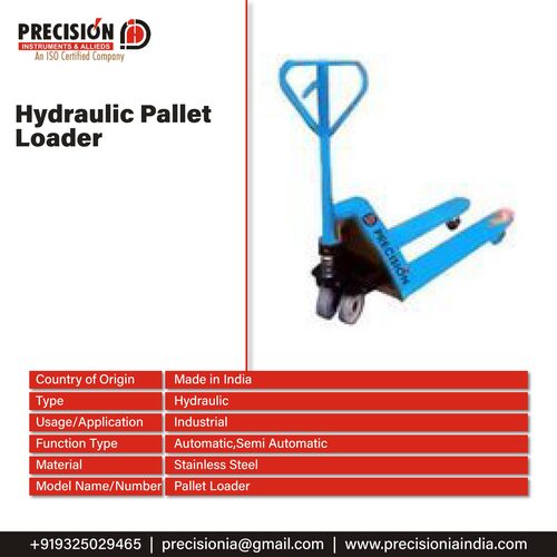 Pallet Loader By PRECISION INSTRUMENTS & ALLIEDS