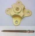 brass Arrester Base With Rod