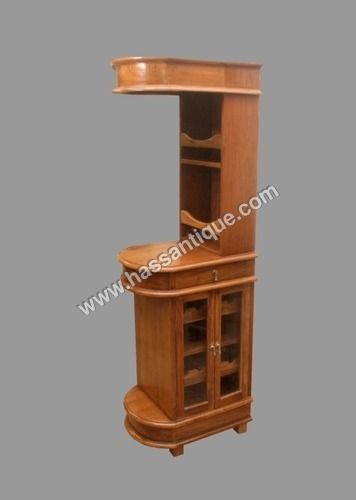 Teak Wood Wine Cabinet