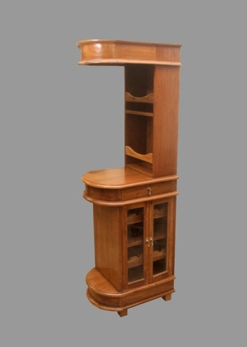 Teak Wood Wine Cabinet