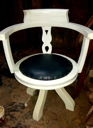 Wooden Revolving Chair