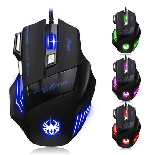 Breathing Light Gaming Mouse, Usb Interface Wired Mouse