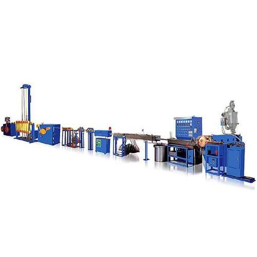 Flat Wire Ribbon Wire Silicon Cable Extrusion Line By PAROVI MACHINES