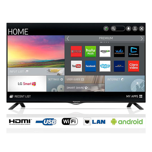 40 Inch 4K Ultra HD Smart LED Television - Black 927.5x607.2x227.6mm Dimensions 200Hz Refresh Rate 20W Speakers Output 4 HDMI Ports 220V Input Power