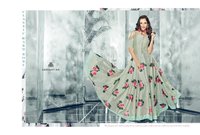 New Fancy Designer Anarkali Silk Suits