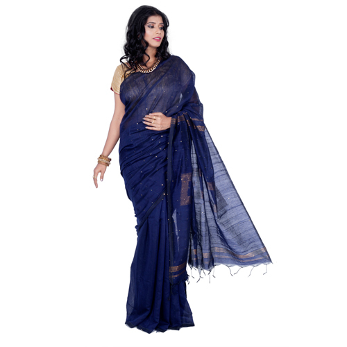 Bluie Designer Cotton Silk Saree