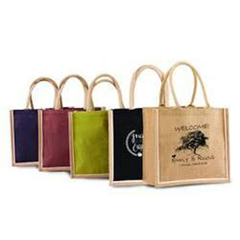 Jute Gift Bags - Jute Material Varied Dimensions Open Top | Eco-Friendly Durable Reusable Customizable Stylish Lightweight Jute Rope Handles
