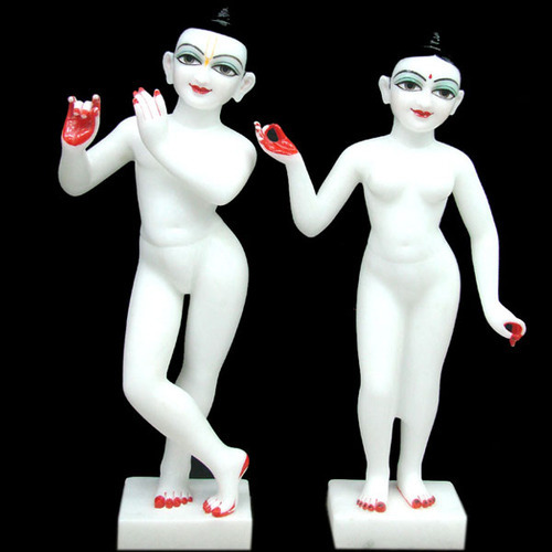 Marble Iscon Kishan Ji Statue