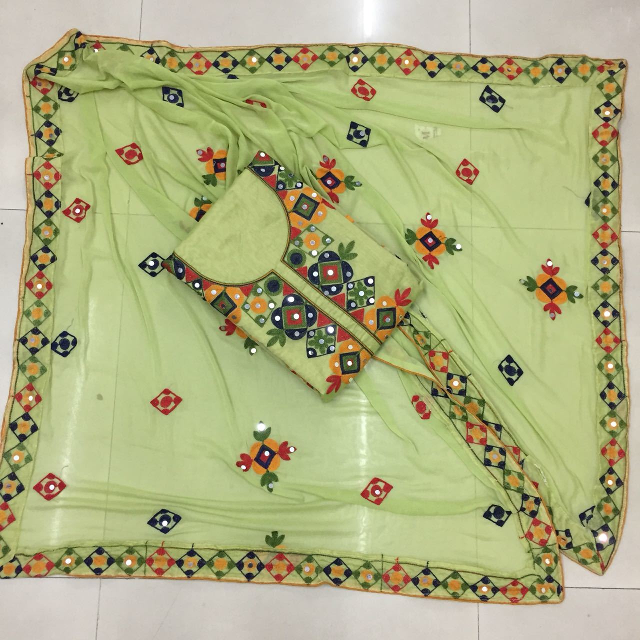 Fancy Unstitched Ladies Suit
