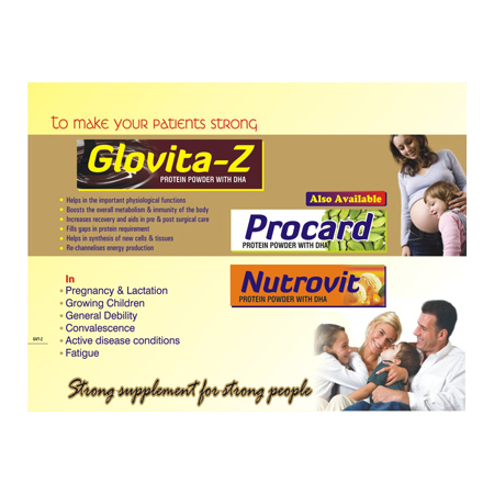 Glovita Z Protein Powder with DHA