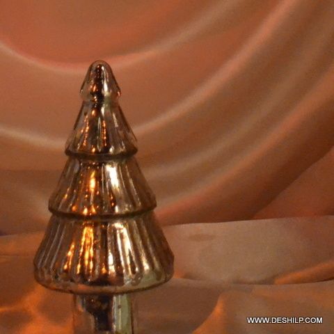 TABLE TOP FINIALS,SILVER CHRISTMAS ORNAMENTS,FESTIVAL CHRISTMAS ACCESSORIES