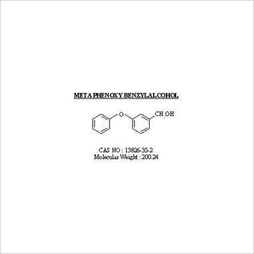 Meta Phenoxy Benzyl Alcohol (3- Phenoxy Benzyl Alcohol) Cas No: 13286-35-2