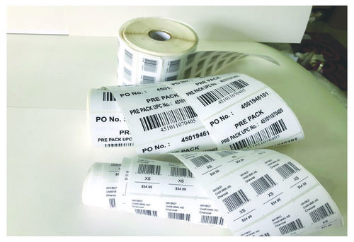 Barcode Stickers for Garments