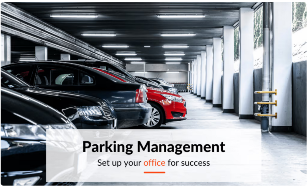 Office Parking Management System - Height: 12 Inch (In)