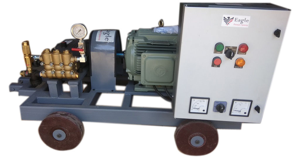 High Pressure Hydro Test Pump System 15 LPM , 250 bar