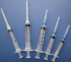 Stainless Steel Medical Disposable Syringe