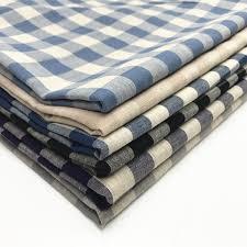 Plain Pure Cotton Linen Fabric