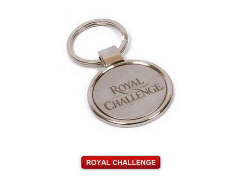 Silver Royal Challenge Key Ring