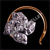 Round Diamond Nose Pin