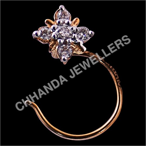 Designer Diamond Nose Pin