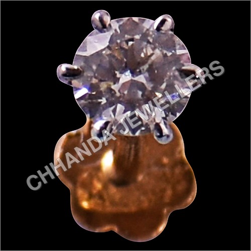 Diamond Single Nose Pin