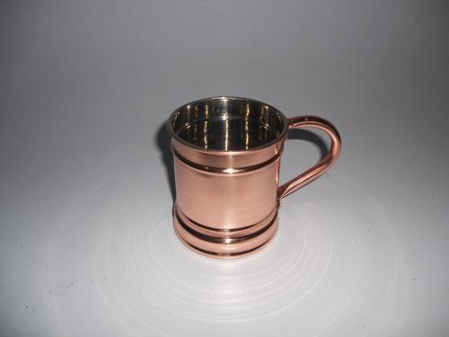 Plain Copper Mug Height: 4 Inch (In)