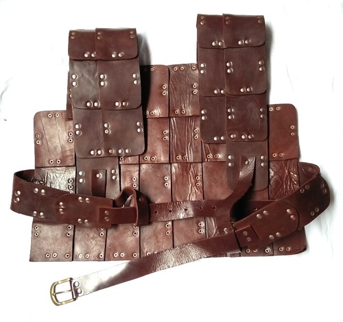 Leather Scale Armour Length: 21 Inch (In)
