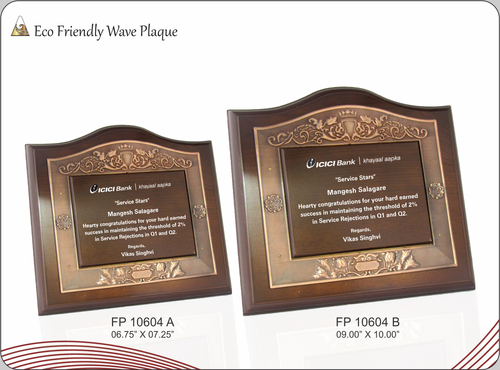 ECO FRIENDLY WAVE PLAQUE