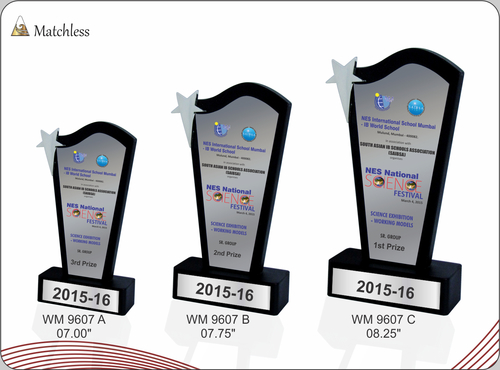 MATCHLESS - Wood & Metal, Variable Size, Black | Elegant Design, Polished Finish, Corporate Gifting, Award Recognition