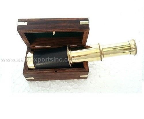 Antique Marine Telescope-mouse Over Image To Zoom Length: 6 Inch (In)