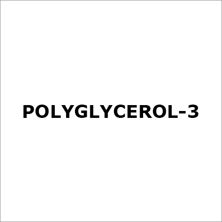 Polyglycerol 3 Application: Industrial
