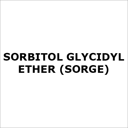 Sorbitol Glycidyl Ether (SORGE)