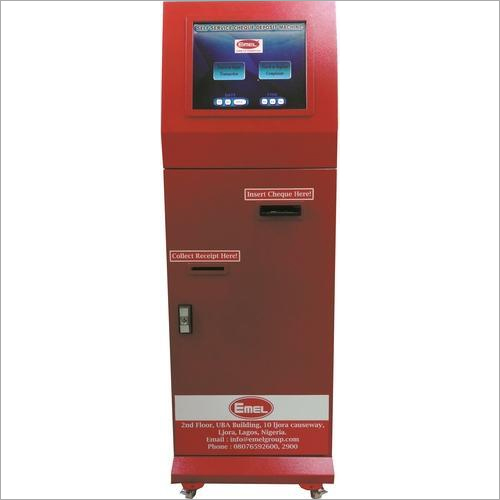 Mild Steel Self Service Cheque Deposit Kiosk