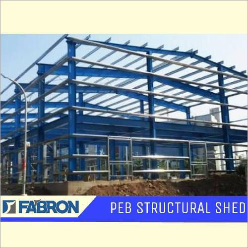 Blue Fabron Mild Steel Peb Structural Shed