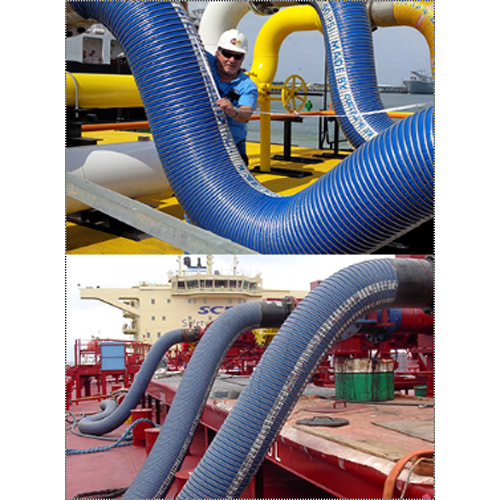 Blue Hose For Oil Tank & Truck
