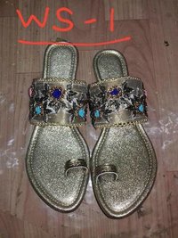 embroidered slippers