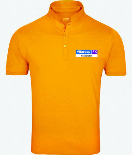 Mandarin collar T Shirt