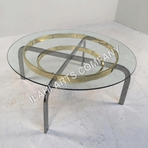 Metal and Glass Table