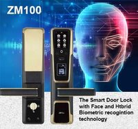 ZM100 SMART DOOR LOCK WITH FACE, FINGERPRINT AND RFID CARD