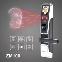 ZM100 SMART DOOR LOCK WITH FACE, FINGERPRINT AND RFID CARD