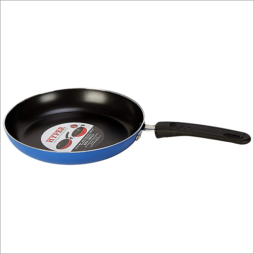 Hyper Aluminum Combo Non Stick Cookware Set - 24 cm Kadhai 22 cm Tawa 1L Frying Pan | Brushed Blue Finish Gas Stove Top Compatible