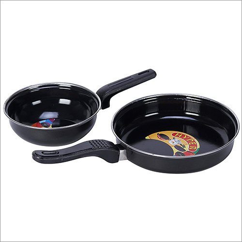 Fry Pan - Iron, 26 cm Diameter, Matte Black Finish | 2.5 Liters Volume, Gas & Induction Compatible