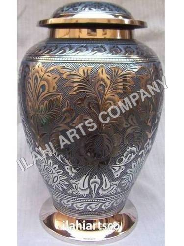 Coated Brass Living Urn